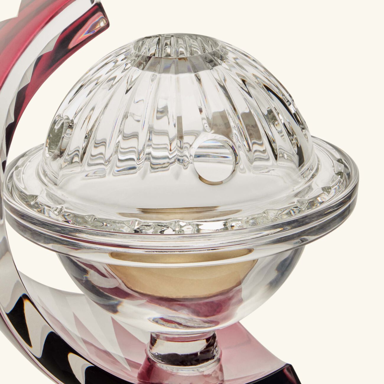 mario cioni   c qatar national day incense burner maroon