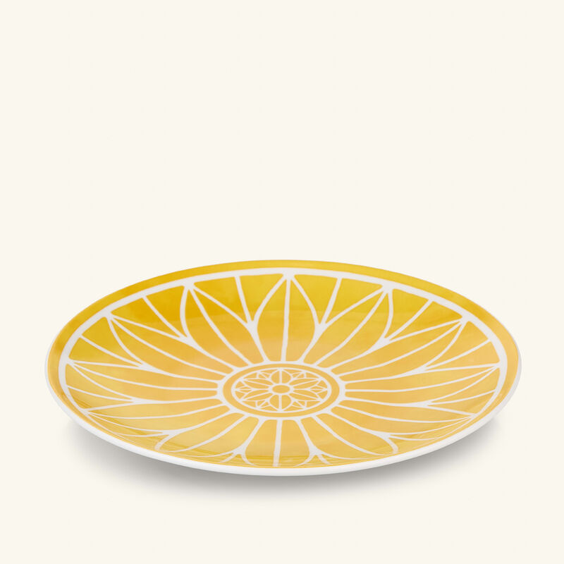 christofle malmaison riviera bread plate round yellow 16 cm