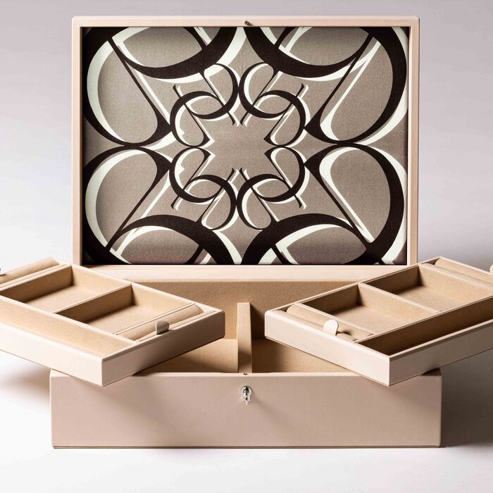 giobagnara elie saab monogram jewellery box tray