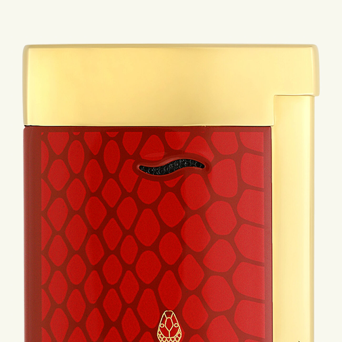 st dupont slim 7 snake lighter red