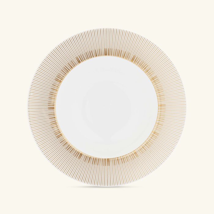 bernardaud sol rim soup plate round white 23cm
