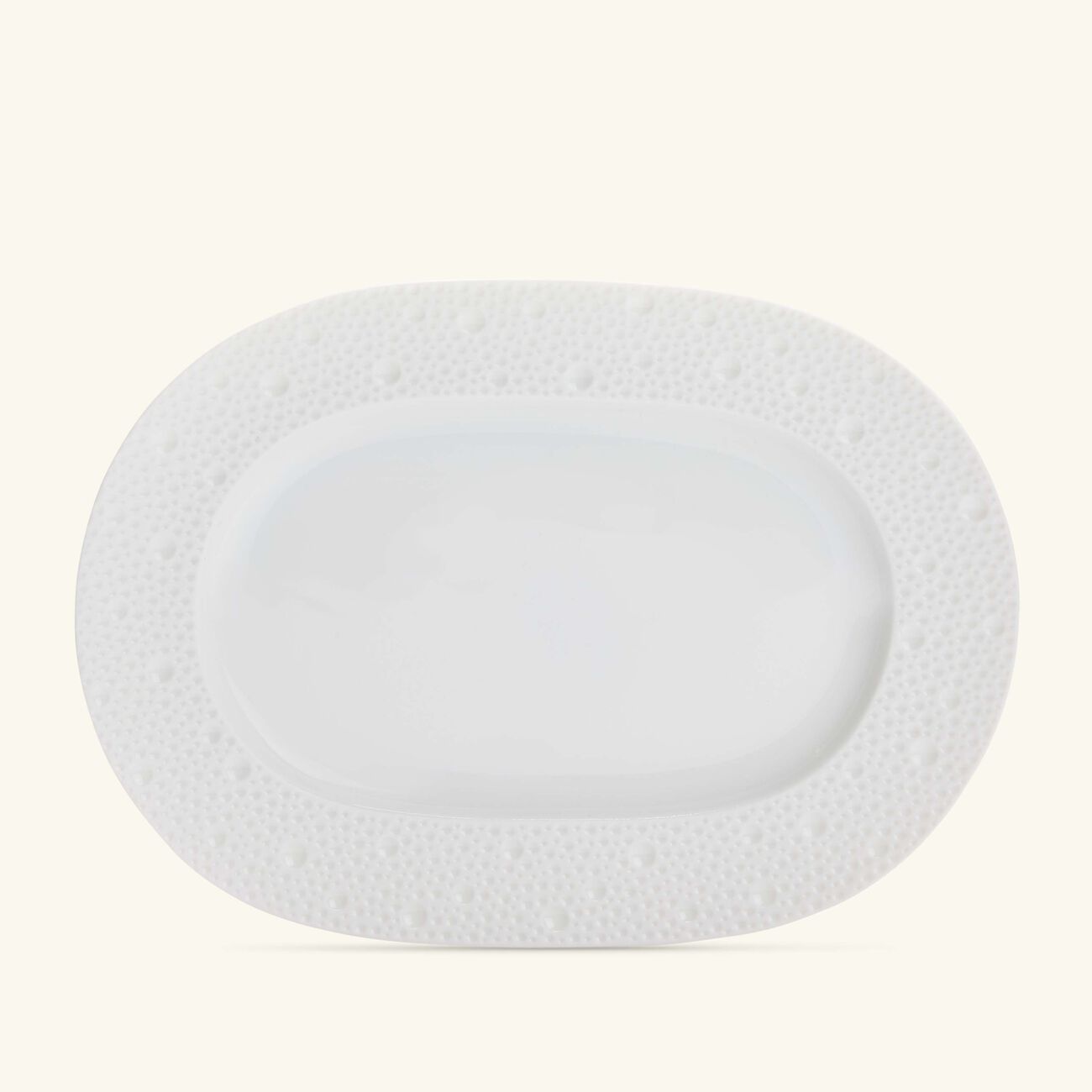Ecume Serving Platter Oval White 21cm bernardaud ecume serving platter oval white 21cm