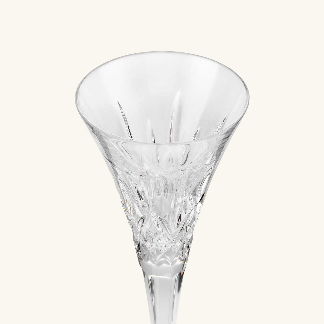 waterford lismore champagne glass clear set of 2
