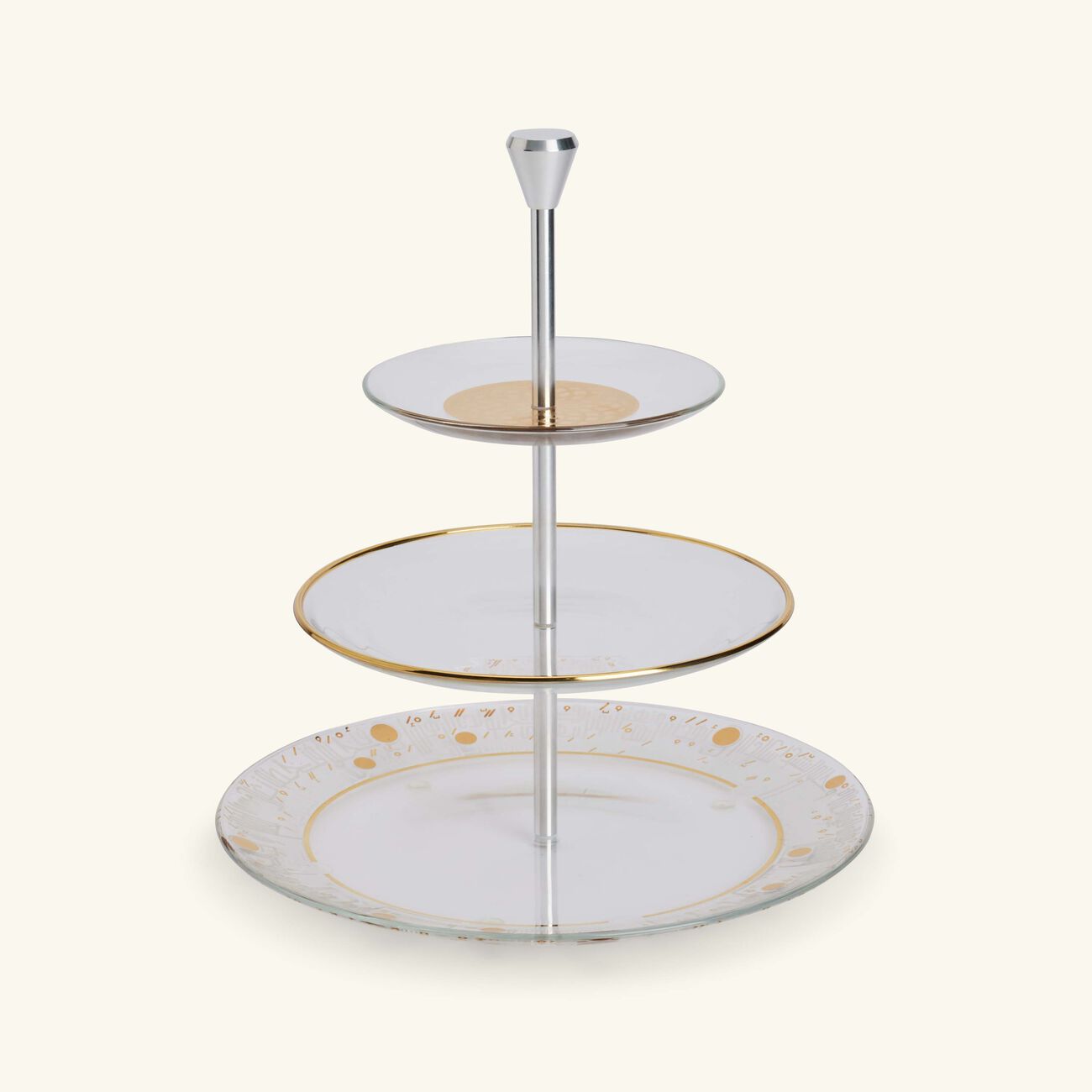 dimlaj hayat 3 tier cake stand gold