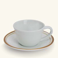 Albâtre Espresso Cup and Saucer White 2oz bernardaud alb tre espresso cup and saucer white 2oz