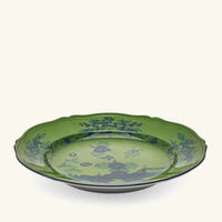 ginori 1735 oriente italiano serving platter round green 31cm
