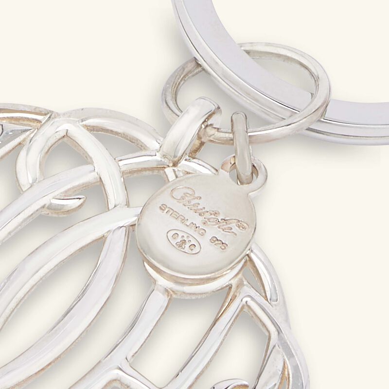 christofle mavelot ho key chain sterling silver