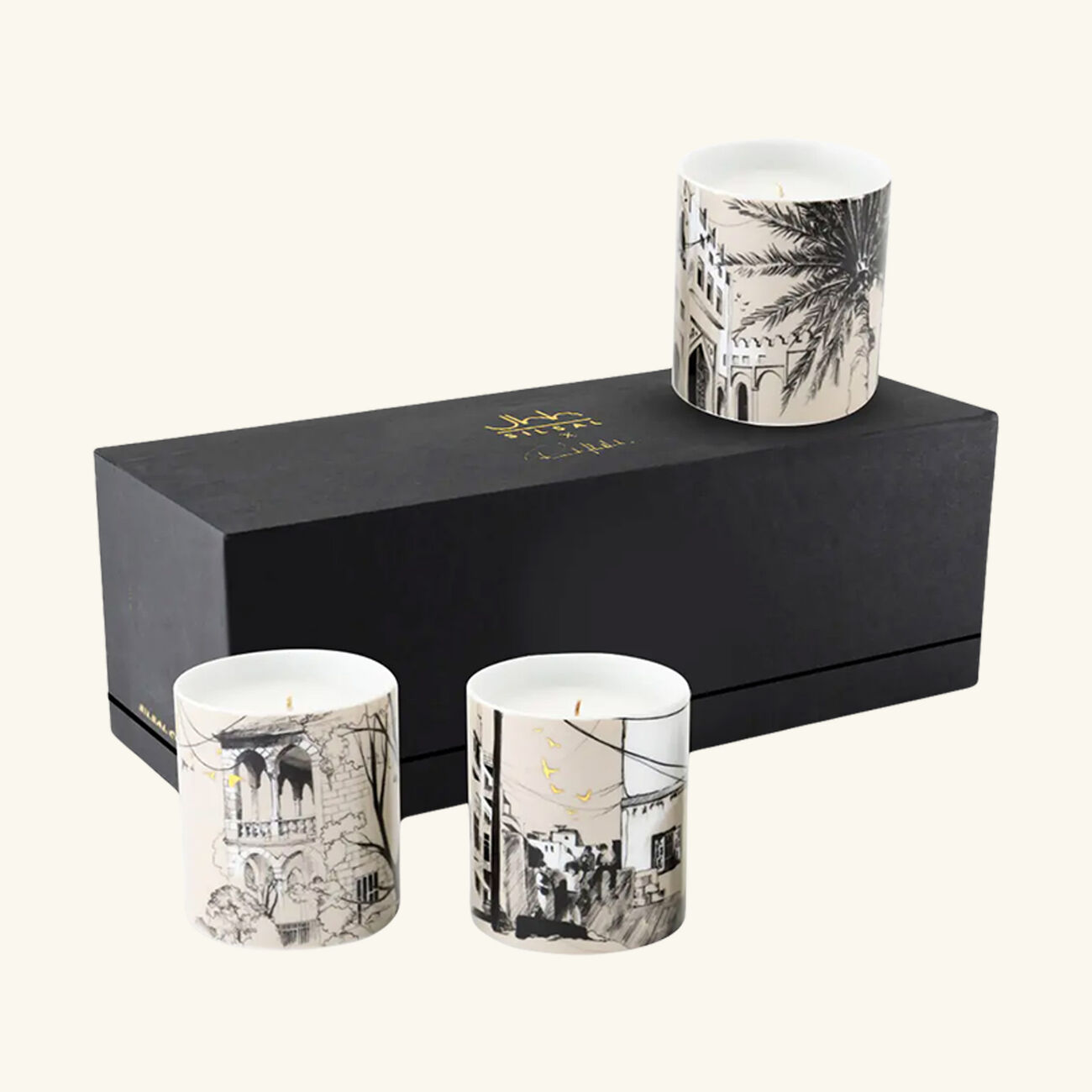 Naseem Trio Candle Gift Set silsal naseem trio candle gift set