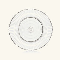 baccarat mille nuits plate round clear 12cm