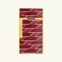 st dupont biggy monogram 1872 lighter burgundy