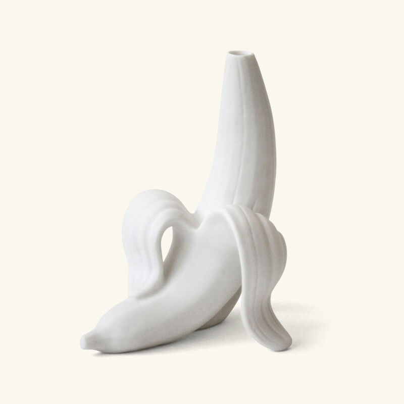 Banana Bud Vase Small White jonathan adler banana bud vase small white