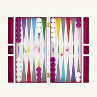 Checkerboard Backgammon Set jonathan adler checkerboard backgammon set