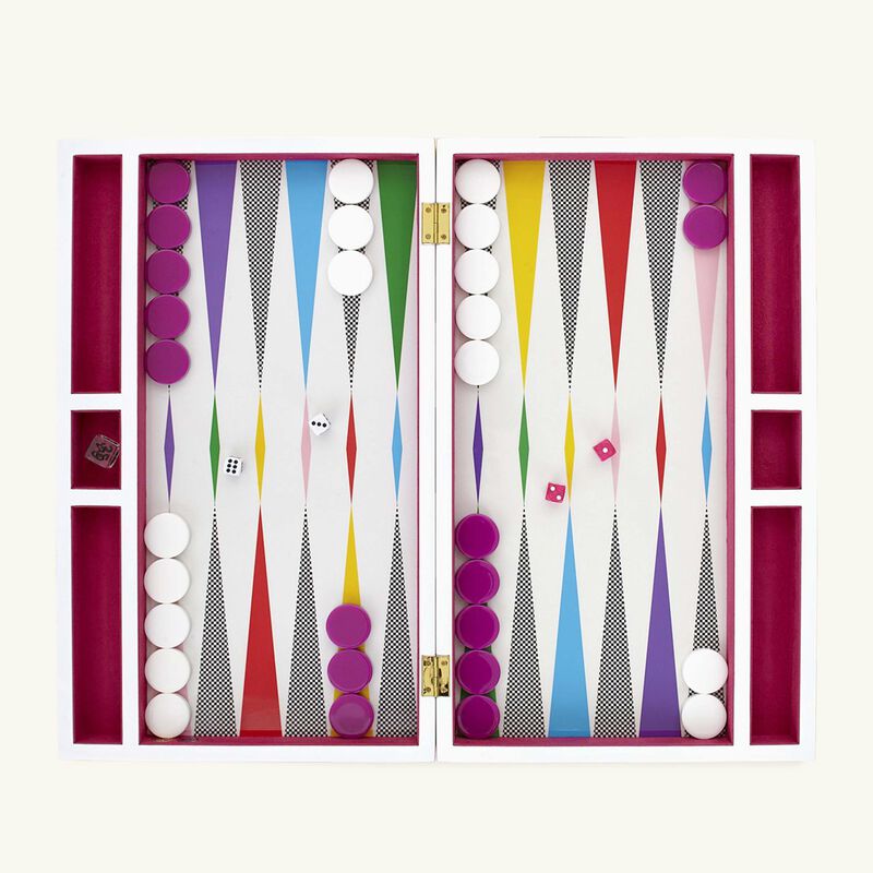 Checkerboard Backgammon Set jonathan adler checkerboard backgammon set