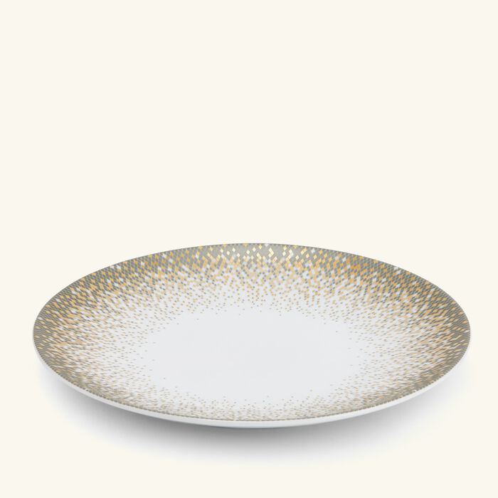 haviland souffle d or dessert plate round gold 22cm