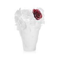 مزهرية بيضاء وزهرة حمراء - إصدار محدود, small