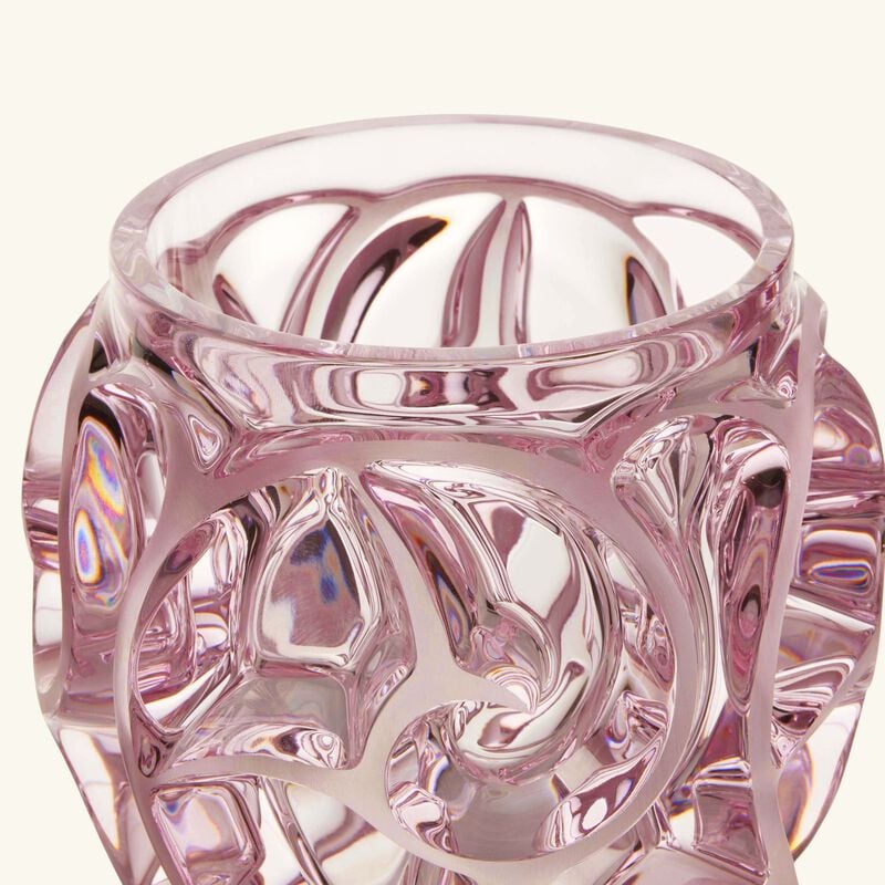 Tourbillons Vase Mini Pink lalique tourbillons vase mini pink