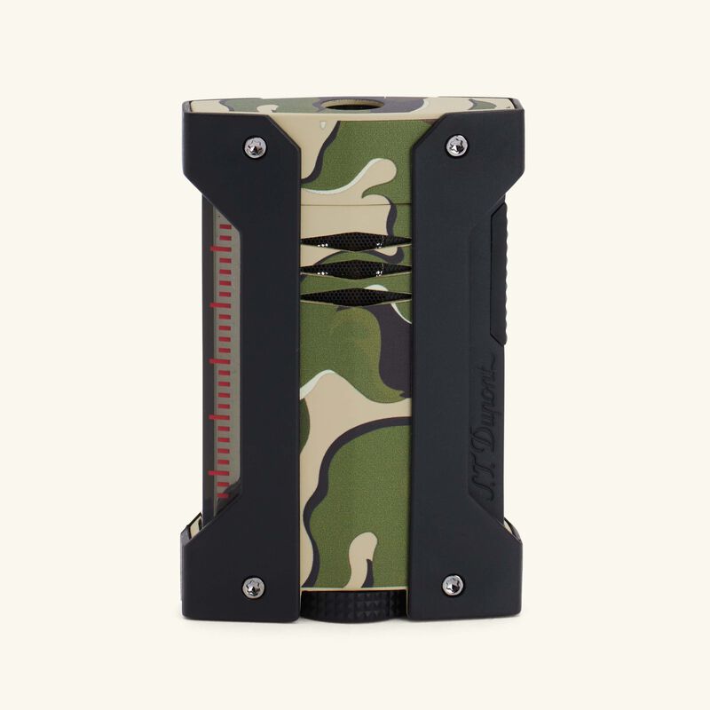 st dupont defi extreme lighter camo khaki