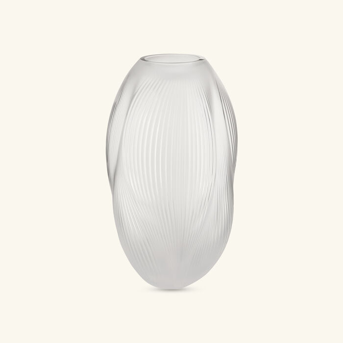lalique alize vase extra large clear