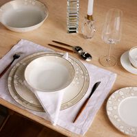bernardaud reves charger plate round white