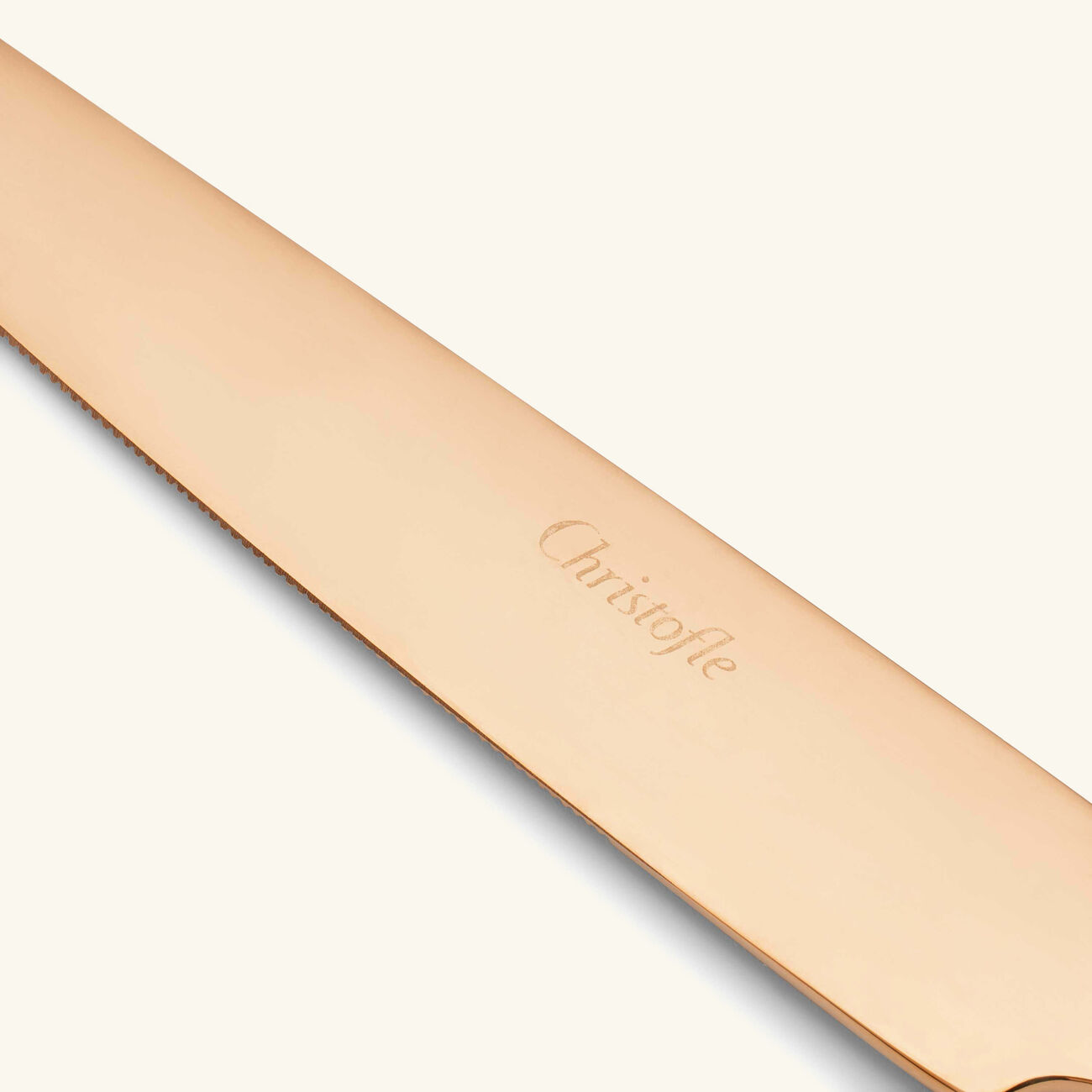 l ame de christofle table knife pink