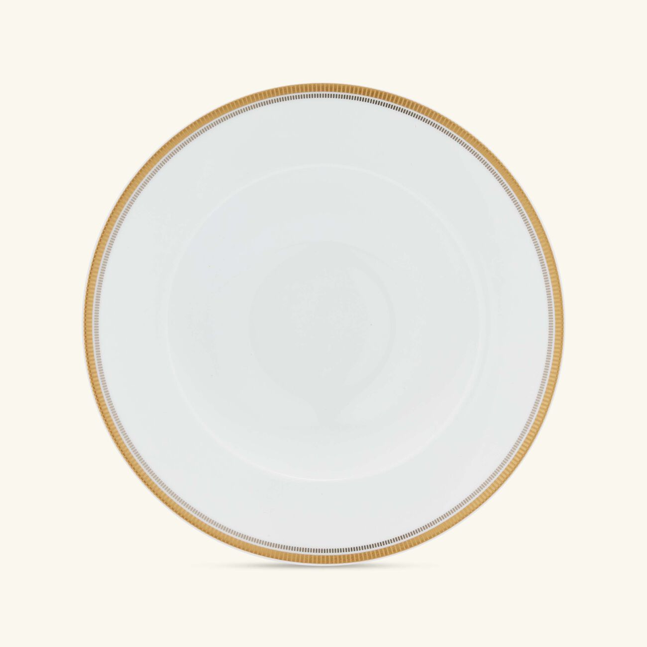 bernardaud gage soup plate round white 22cm