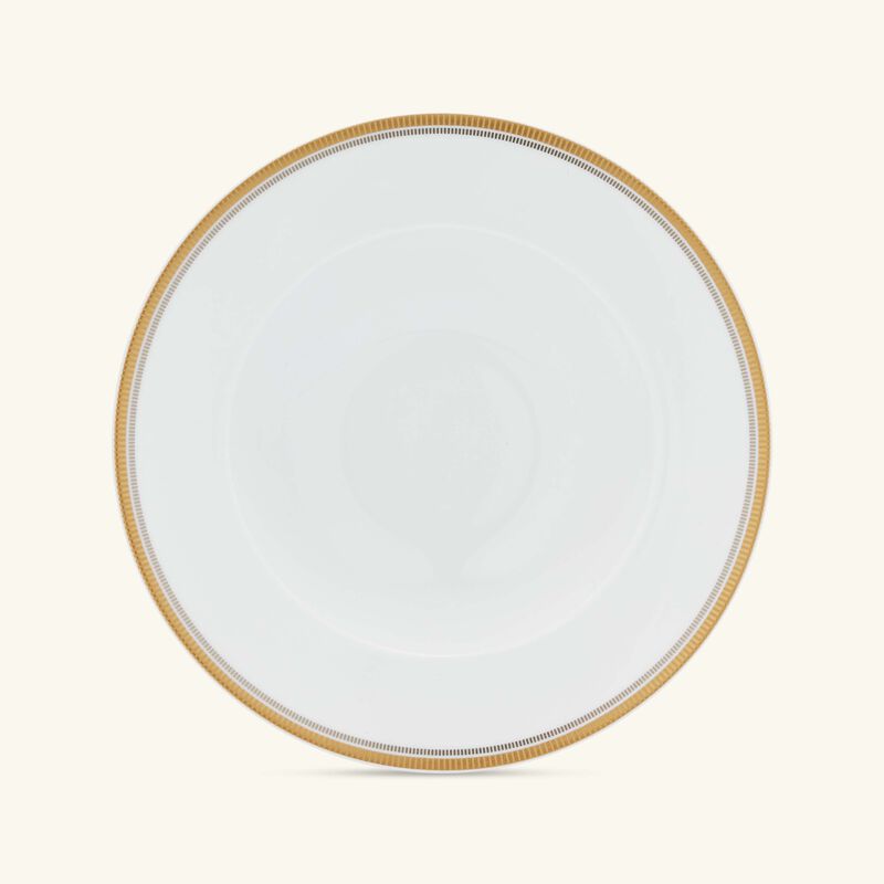 bernardaud gage soup plate round white 22cm