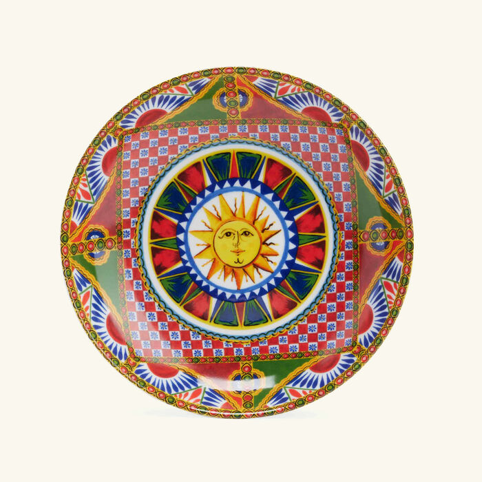 dolce gabbana casa carretto sun soup plate round 20cm set of 2