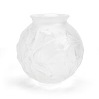Clear Hirondelles Vase, small