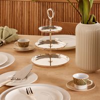 christofle vertigo cake stand silver plated