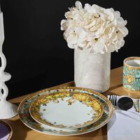 le jardin de versace dessert plate round white 20cm