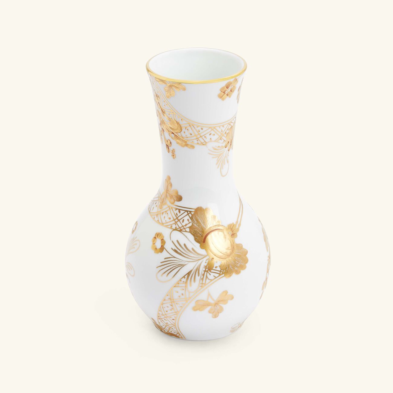 ginori 1735 oriente italiano tulip vase small gold