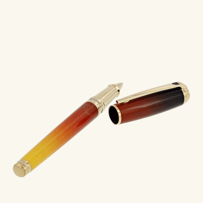 st dupont line d montecristo rollerball pen brown