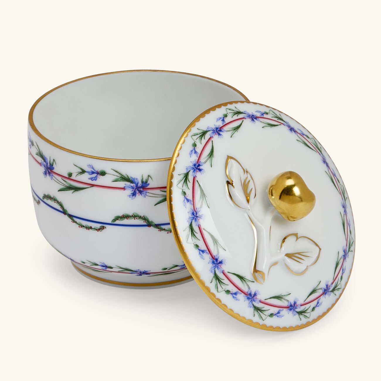 Le Gobelet Du Roy Sugar Pot White bernardaud le gobelet du roy sugar pot white