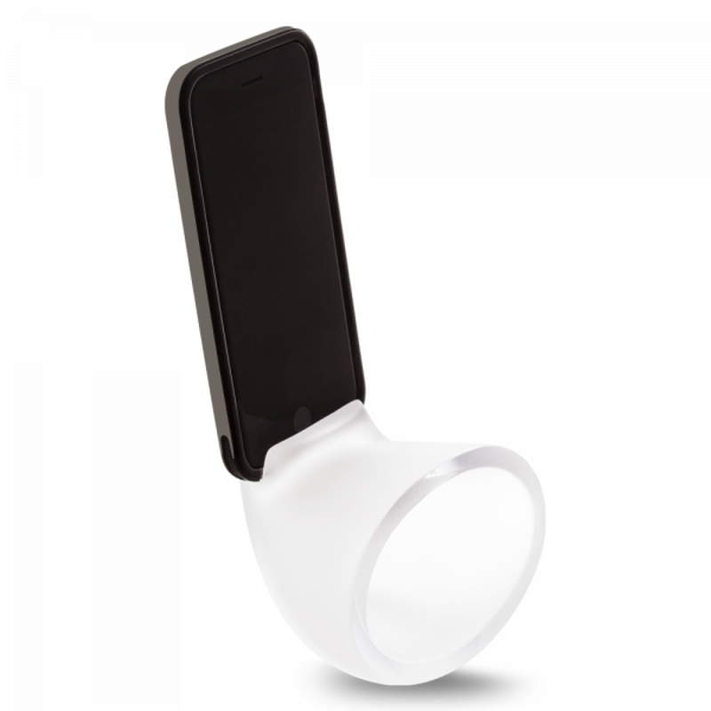 مكبر للصوت للهواتف الذكية باللون الأبيض من أتيليه دوم, large