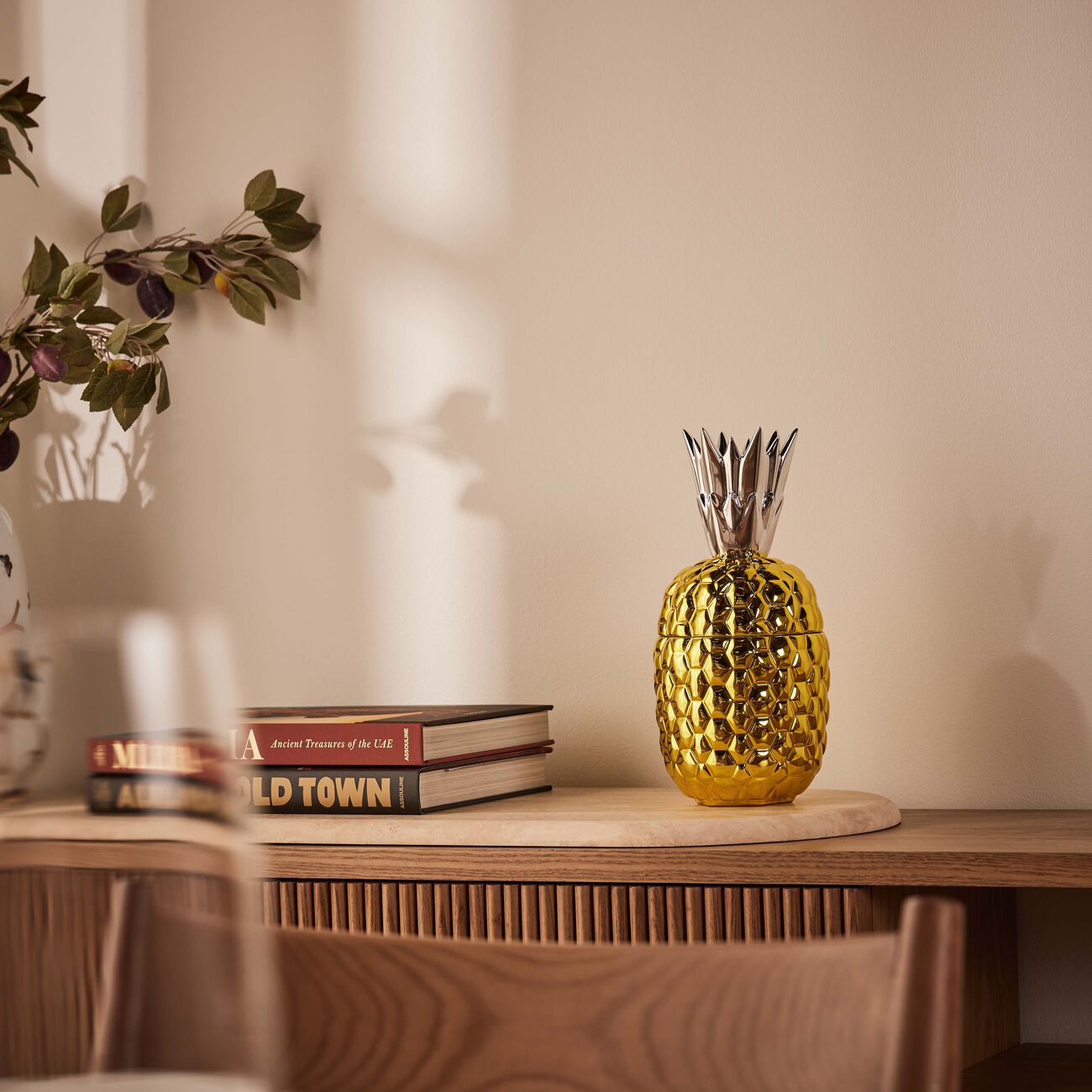 Victoria Pineapple Box Yellow bernardaud victoria pineapple box yellow