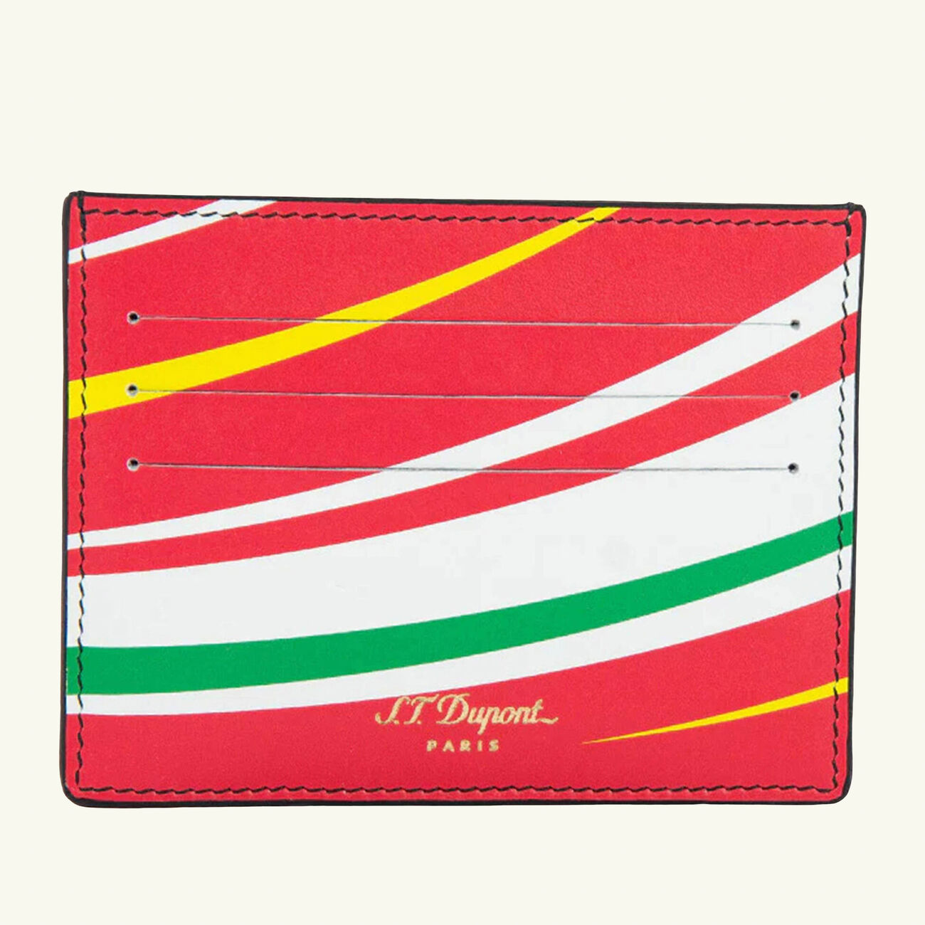 st dupont 24h le mans credit card holder black