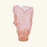 daum camellia vase large pink limited edition