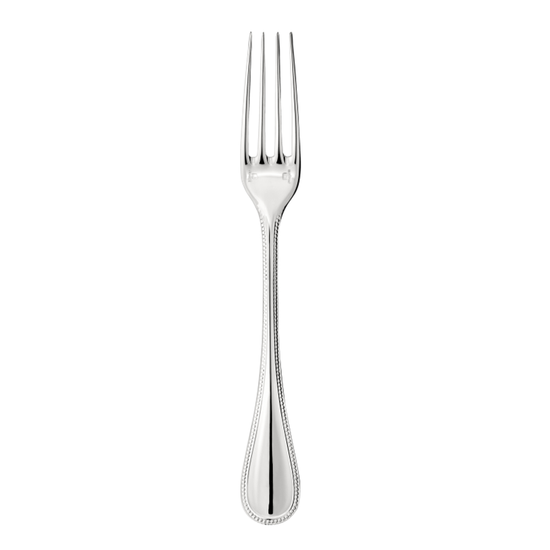 Perles Silver-plated Dinner Fork, large