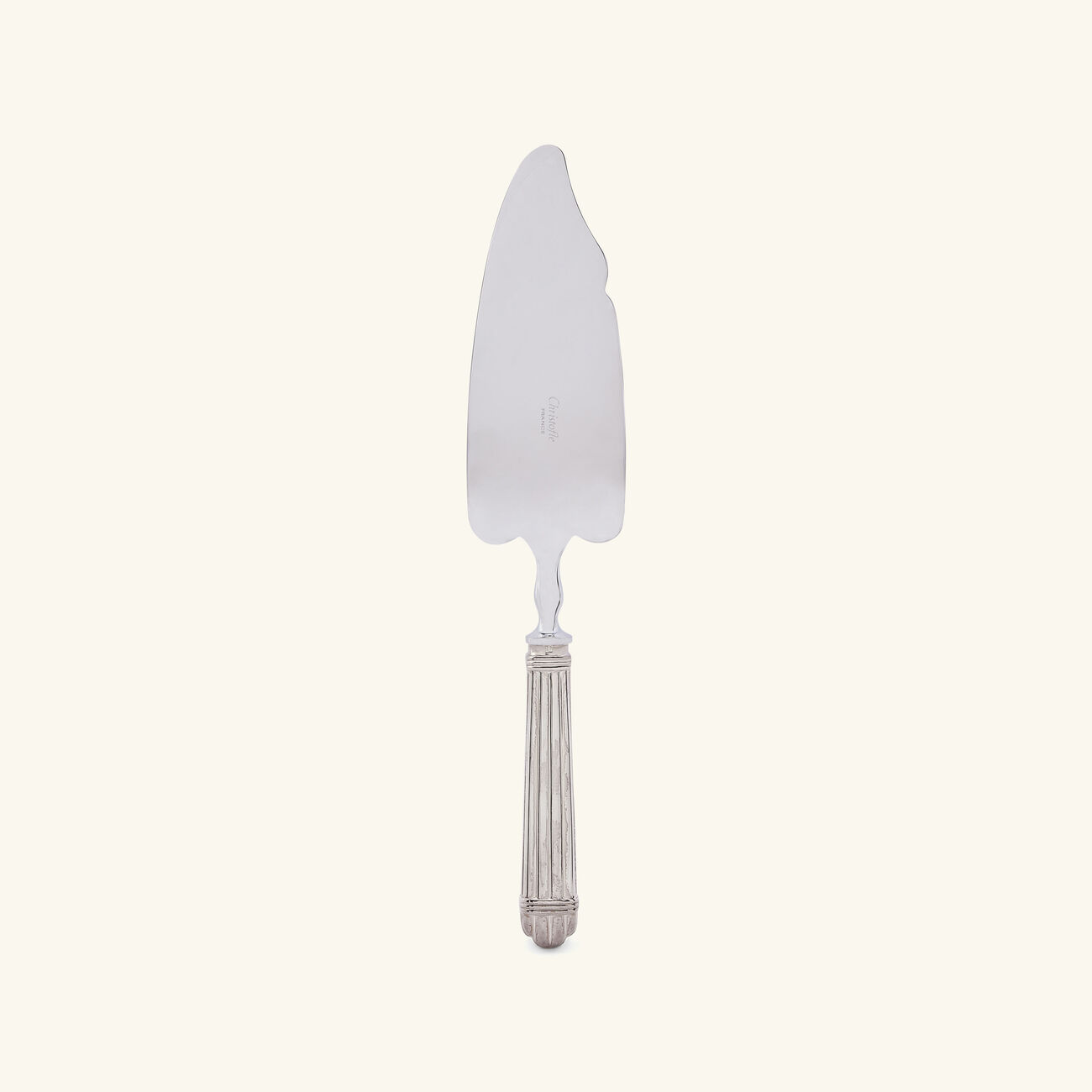 christofle aria cake server silver plated