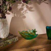 دوم قطعة ديكور مركزية تريساج خضراء