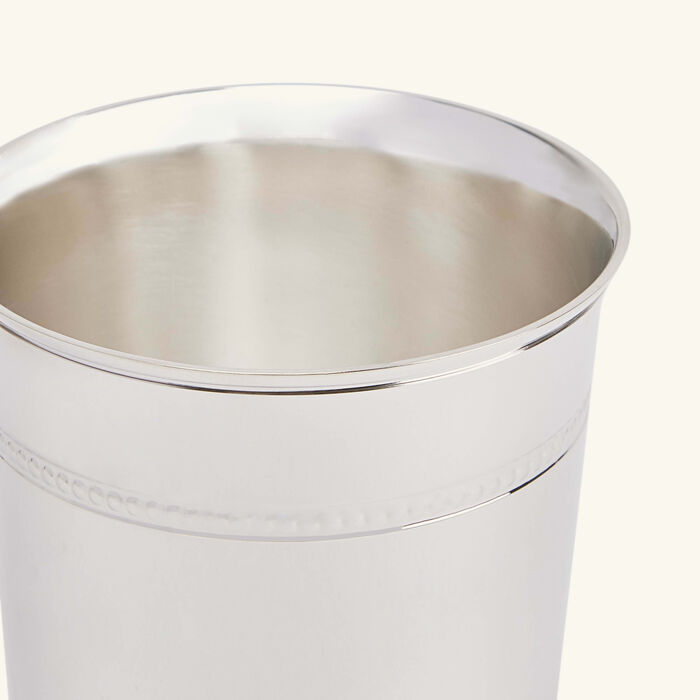 christofle perles baby cup silver plated