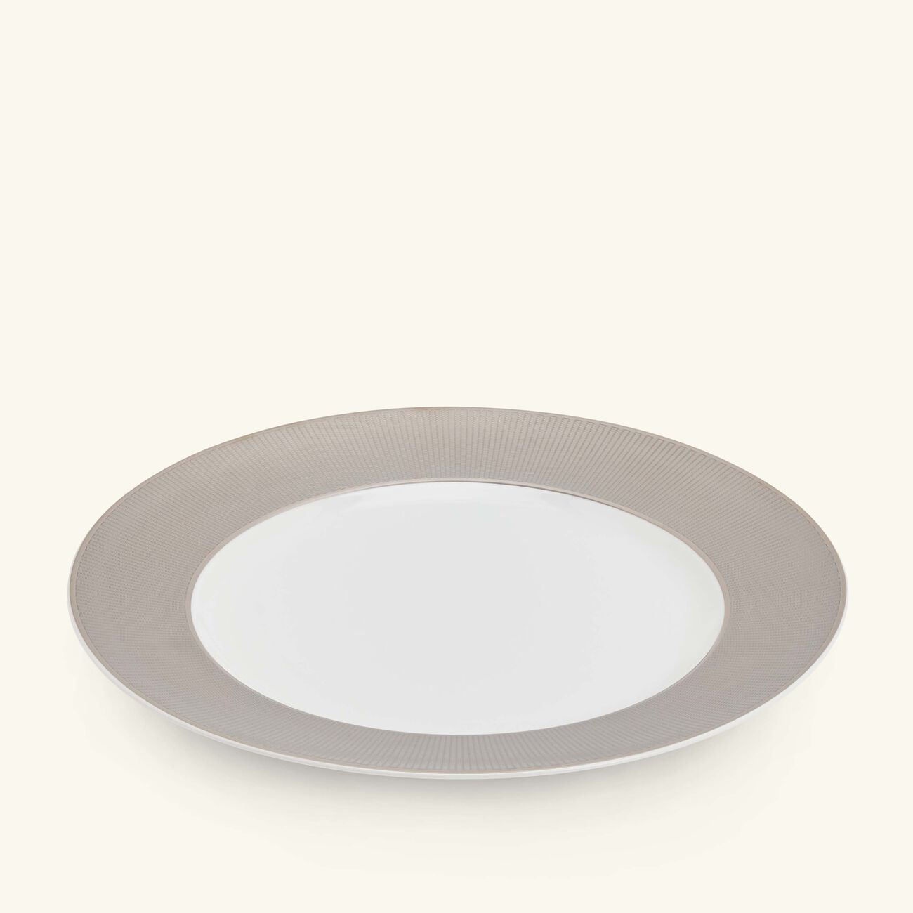 ralph lauren home penthouse hewitt dinner plate round grey 27cm