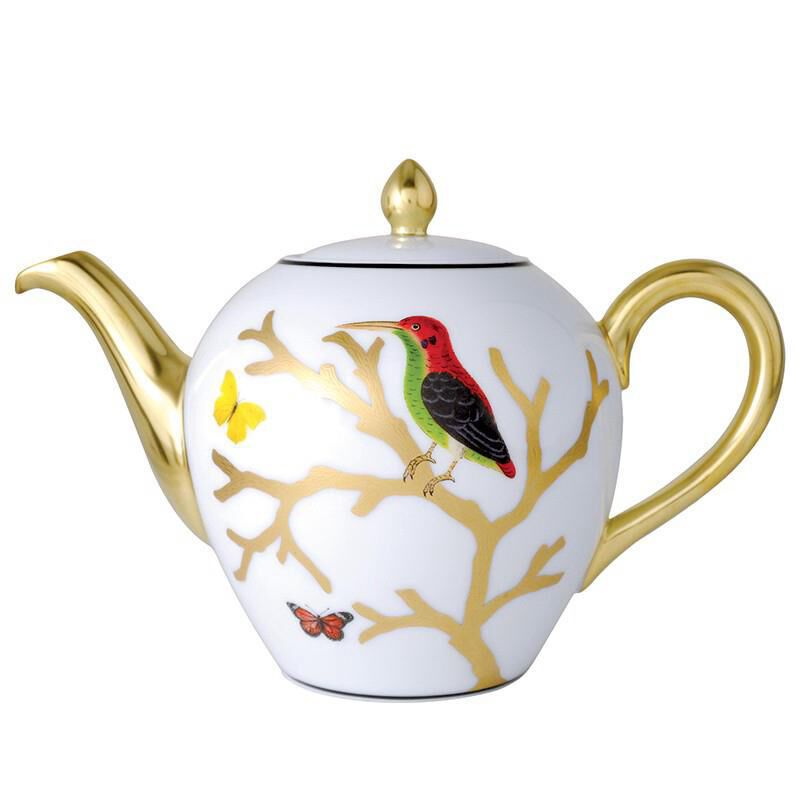 Aux Oiseaux Tea Pot, large