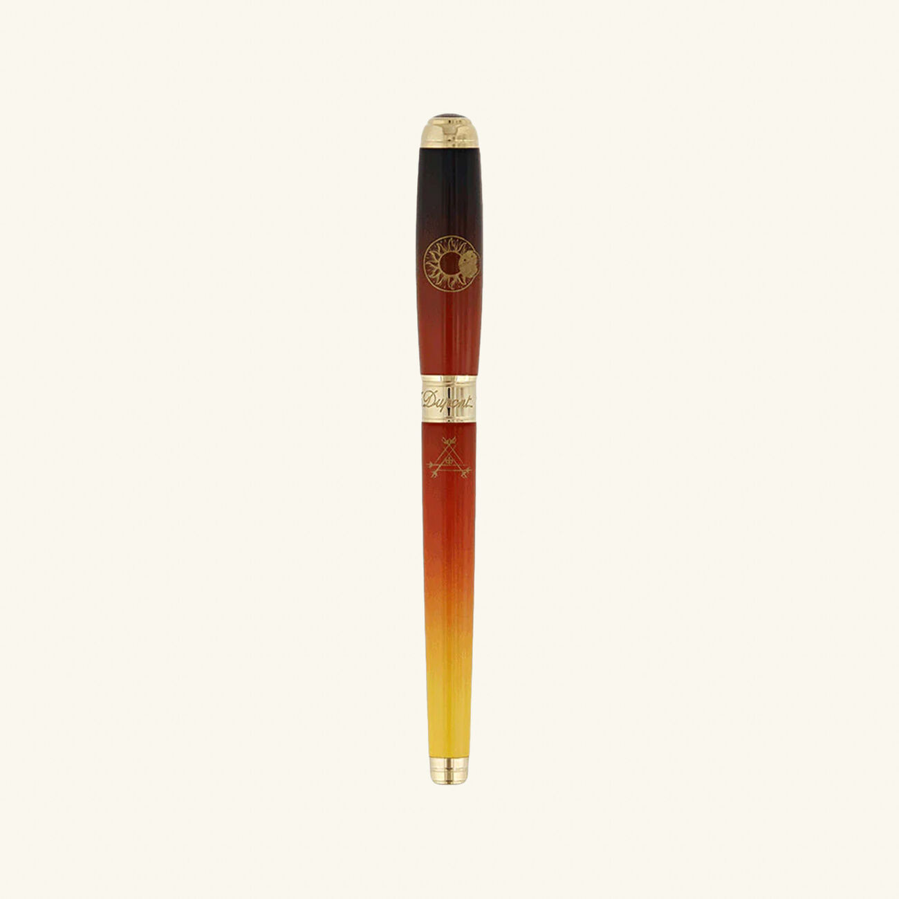 st dupont line d montecristo rollerball pen brown