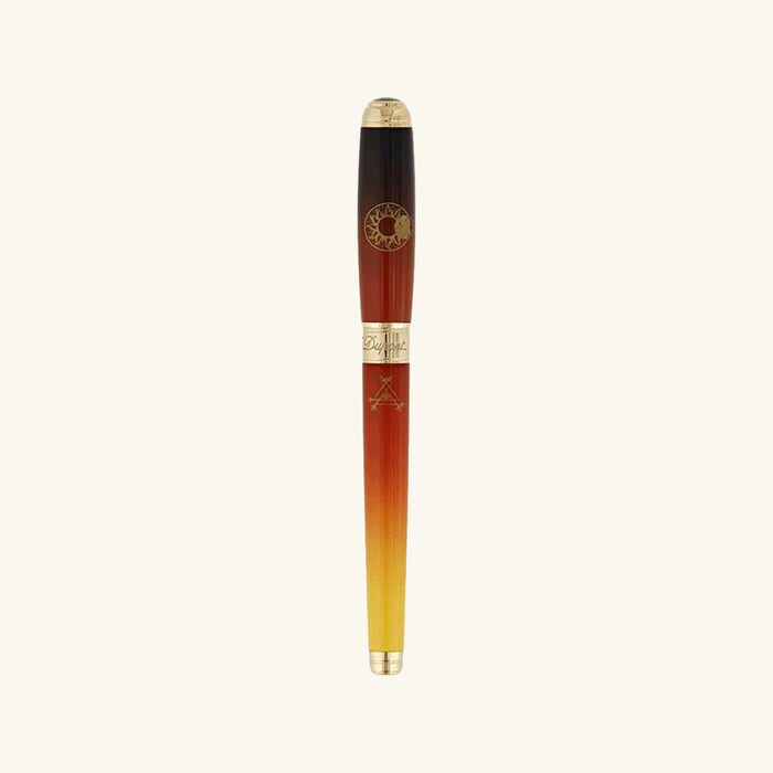 st dupont line d montecristo rollerball pen brown