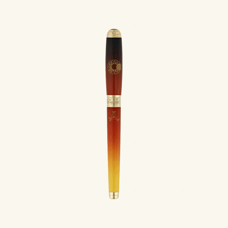 st dupont line d montecristo rollerball pen brown