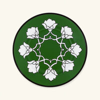 pinto paris jaipur bread plate round green 15cm