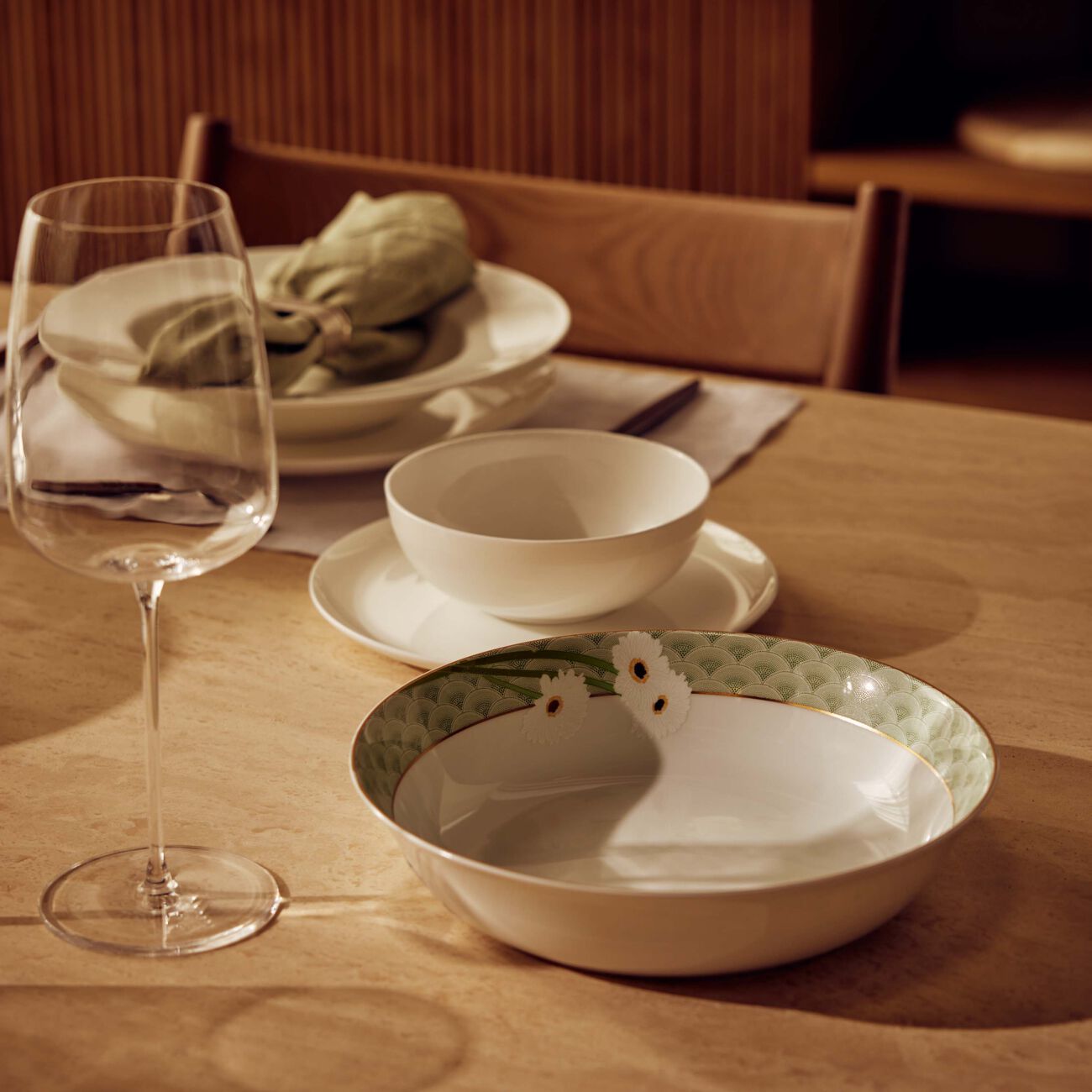 برناردو طبق الخضروات برايانا أخضر 24 سم