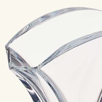 baccarat ginkgo vase small clear