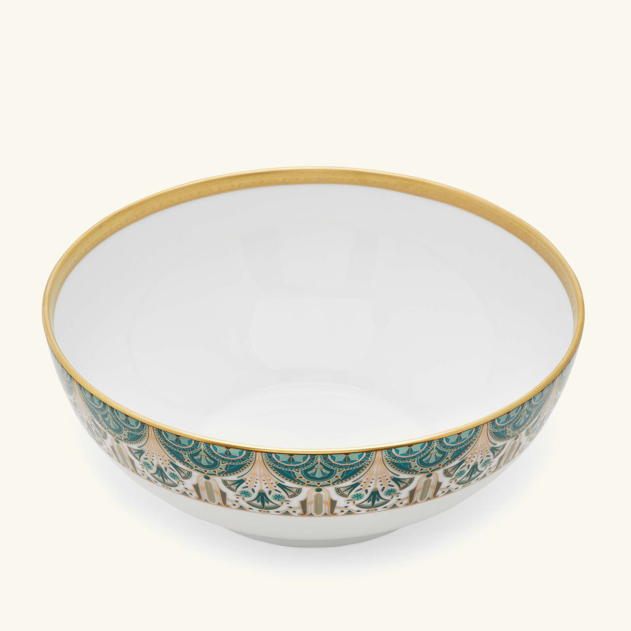 haviland r ves du nil salad bowl green 23cm